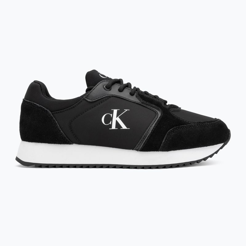Vyriški batai Calvin Klein YM0YM01326 Retro Runner Sock Lace Up Ny-Su Calvin Navy/Bright White/Gum 2