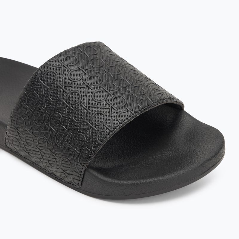 Moteriškos šlepetės Calvin Klein HW0HW02541 Pool Slide Mono Ck Black 7