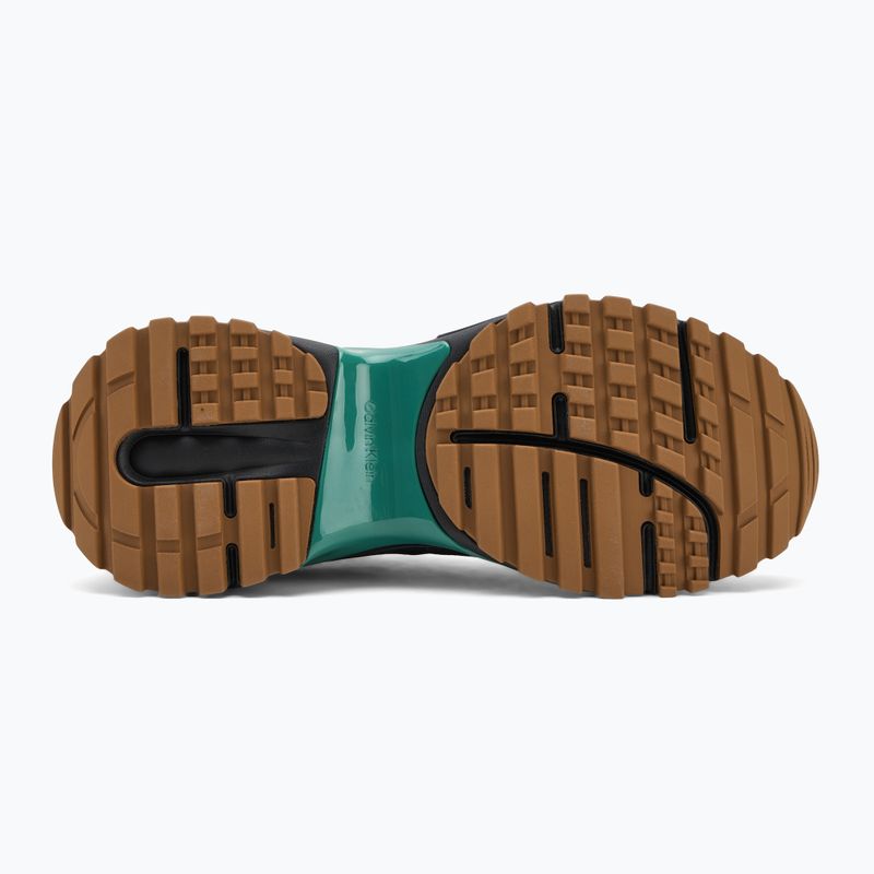 Vyriški batai Calvin Klein YM0YM01284 Hike Runner Tech Knit Ck Black/Grain Brown/Wild Green 4