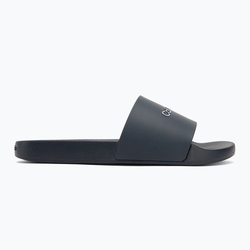 Vyriškos šlepetės Calvin Klein HM0HM00455 Pool Slide Rubber navy 2