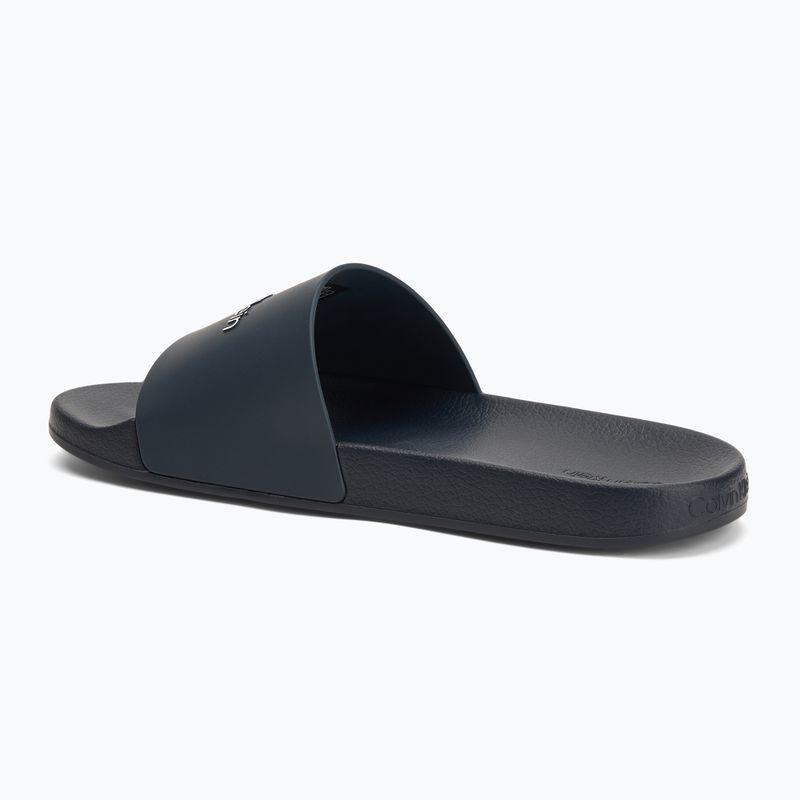 Vyriškos šlepetės Calvin Klein HM0HM00455 Pool Slide Rubber navy 3