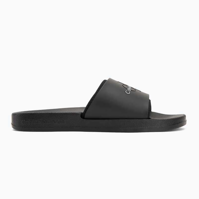 Vyriškos šlepetės Calvin Klein YM0YM00361 Slide Rubber Neoprene Monologo black 2