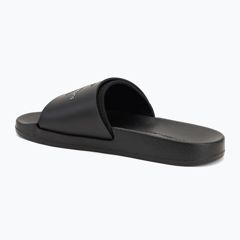 Vyriškos šlepetės Calvin Klein YM0YM00361 Slide Rubber Neoprene Monologo black 3