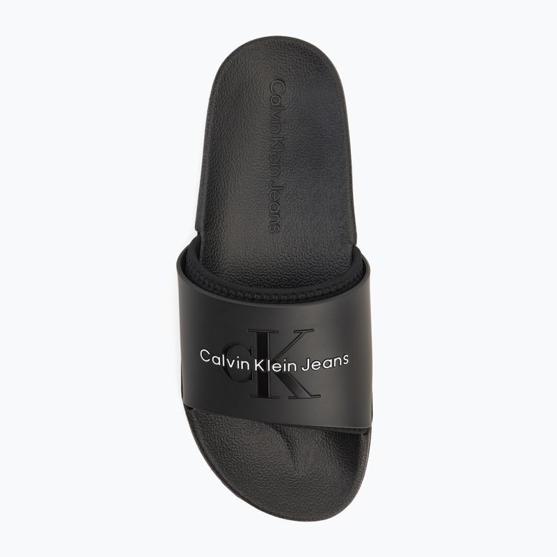 Vyriškos šlepetės Calvin Klein YM0YM00361 Slide Rubber Neoprene Monologo black 5