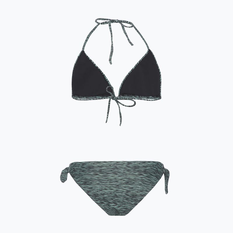 Moteriški dviejų dalių maudymosi kostiumėliai Protest Prtiquitos Trikampis bikinis žalias P7619021 2