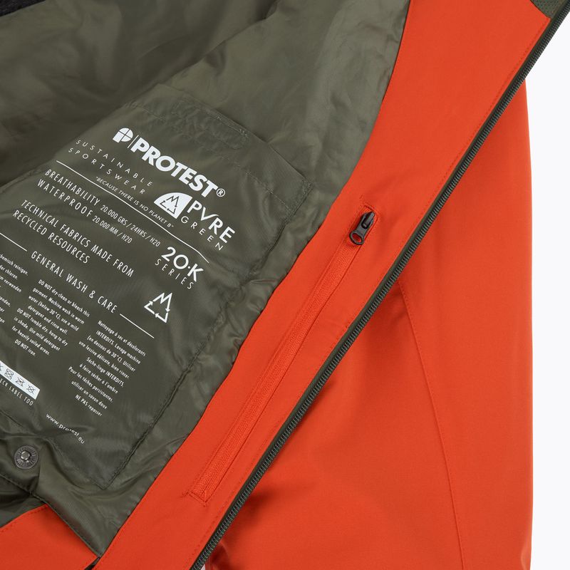 Vyriška snieglenčių striukė Protest Prttimothy burnt orange 6