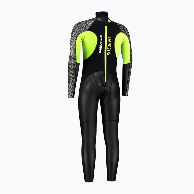 Vyriškas triatlono hidrokostiumas Dare2Tri Dare2Swim 2.0 black 21012 2