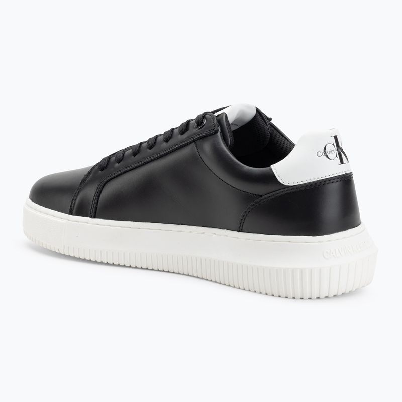 Vyriški batai Calvin Klein YM0YM00681 Chunky Cupsole Monologo Lth triple black/bright white 3