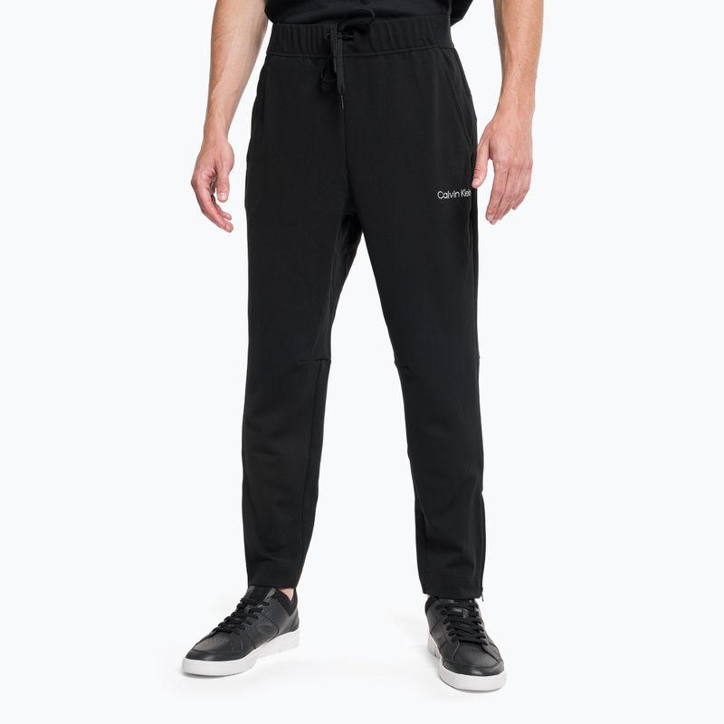 Vyriškos treniruočių kelnės Calvin Klein Knit BAE black beauty
