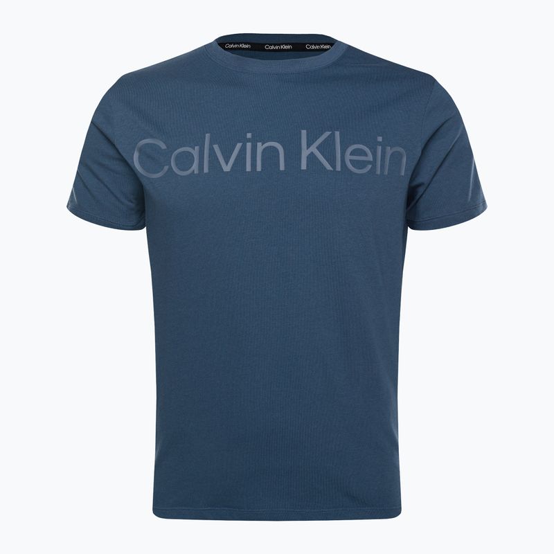 Vyriški Calvin Klein kreidiniai mėlyni marškinėliai 5