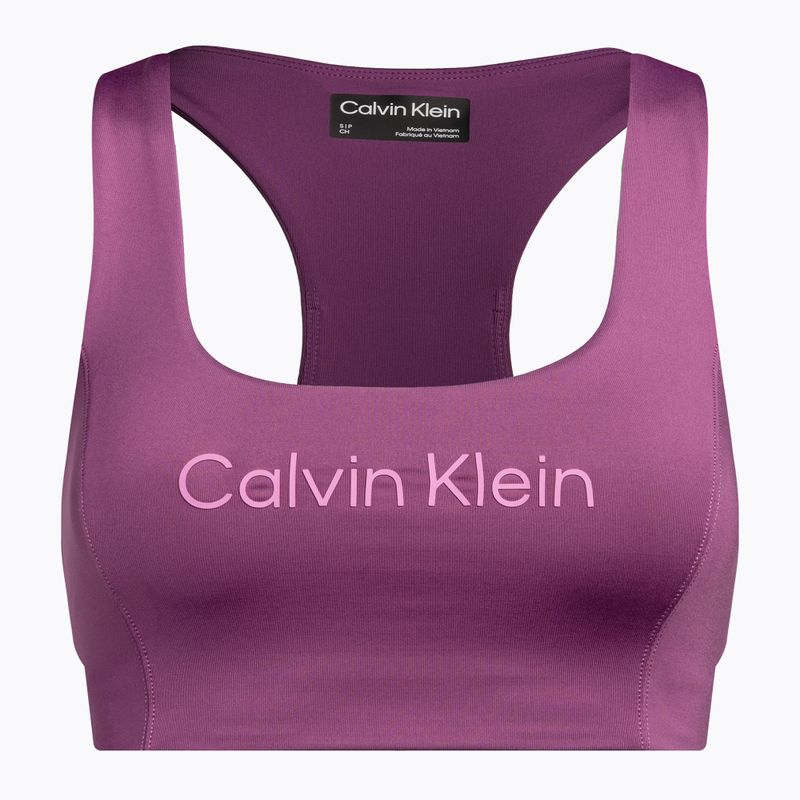 Calvin Klein Medium Support VAE ametisto spalvos fitneso liemenėlė 5