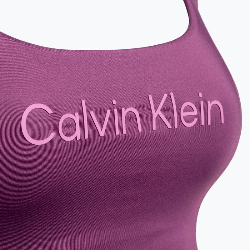 Calvin Klein Medium Support VAE ametisto spalvos fitneso liemenėlė 7