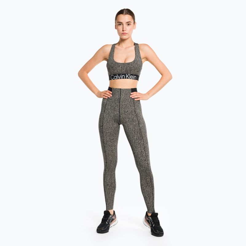 Moteriškos treniruočių tamprės Calvin Klein 7/8 8VR shocking print 2