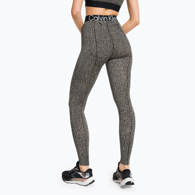 Moteriškos treniruočių tamprės Calvin Klein 7/8 8VR shocking print 3
