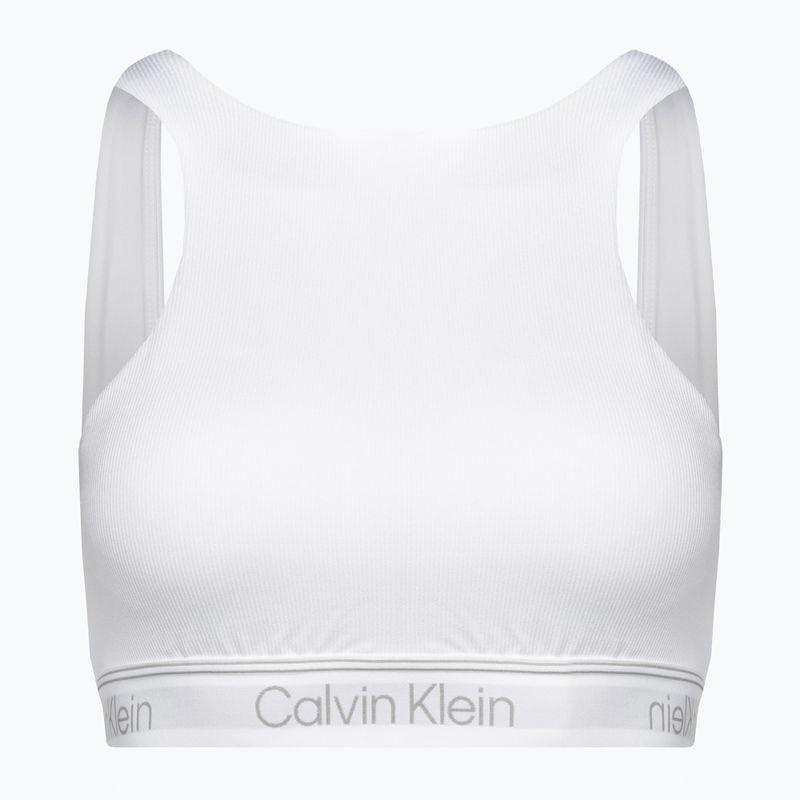 Calvin Klein Medium Support YAF ryškiai balta fitneso liemenėlė 5