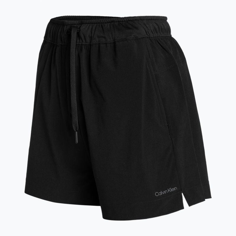 Moteriški treniruočių šortai Calvin Klein Knit BAE black beauty 7