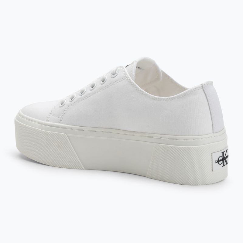 Moteriški sportiniai bateliai Calvin Klein YW0YW01033 Vulc Flatform+ Cupsole Low white 3