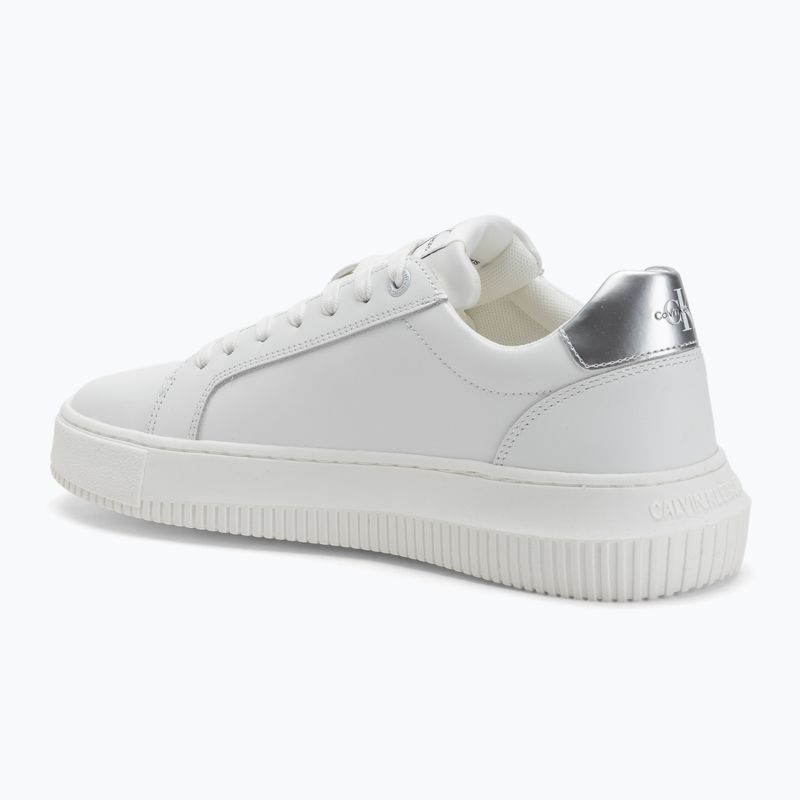 Moteriški batai Calvin Klein YW0YW01224 Cupsole Mono Lth Wn white/silver 3