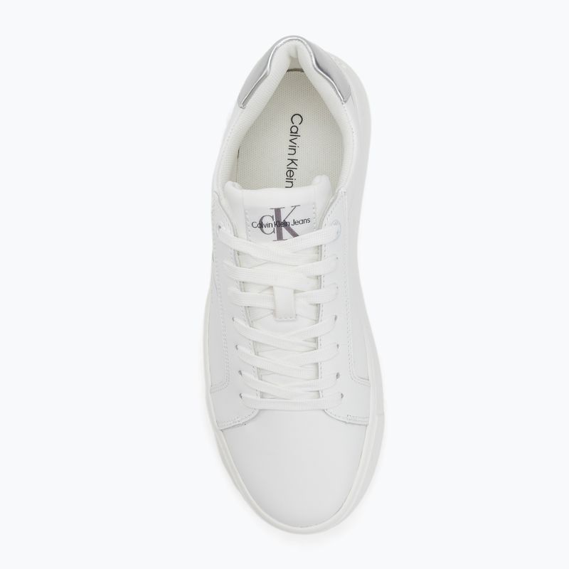 Moteriški batai Calvin Klein YW0YW01224 Cupsole Mono Lth Wn white/silver 5