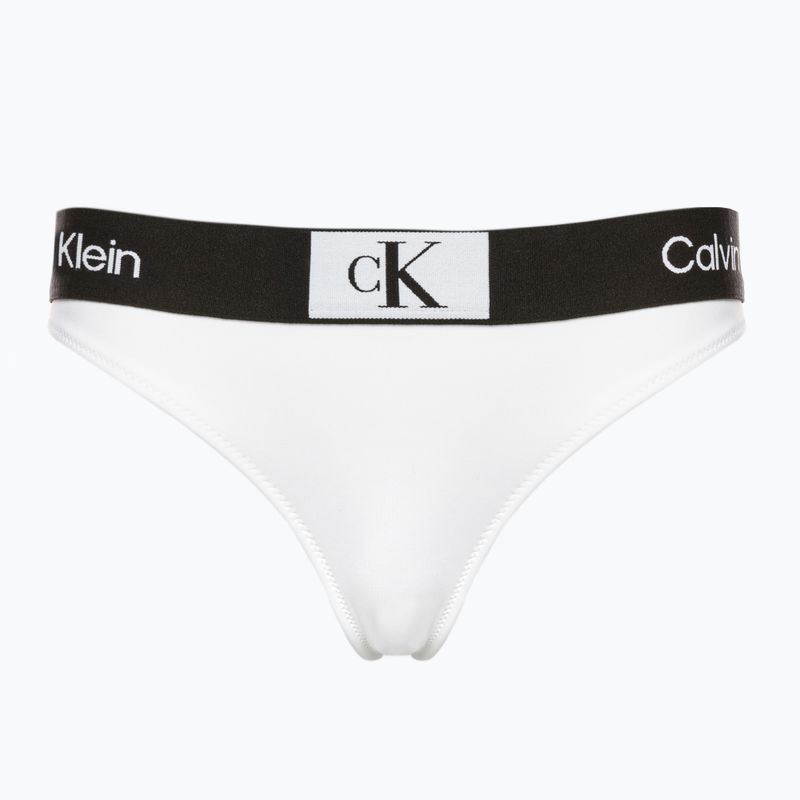 Calvin Klein Maudymosi kostiumėlių apatinė dalis YCD balta