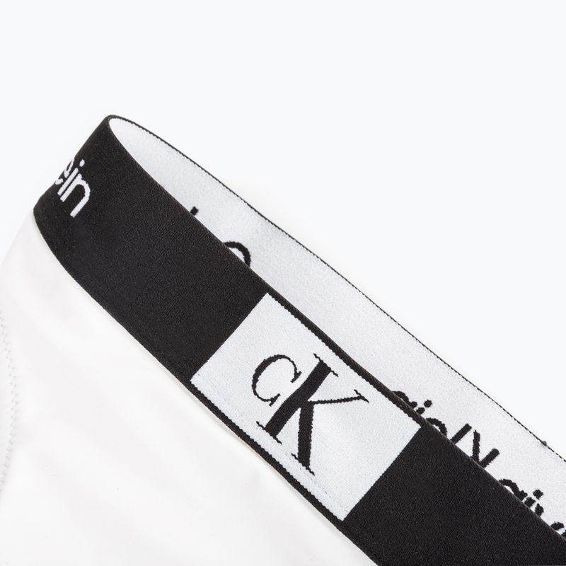 Calvin Klein Maudymosi kostiumėlių apatinė dalis YCD balta 3