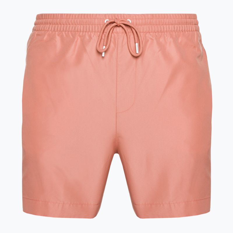 Vyriški Calvin Klein Medium Drawstring maudymosi šortai rožinės spalvos
