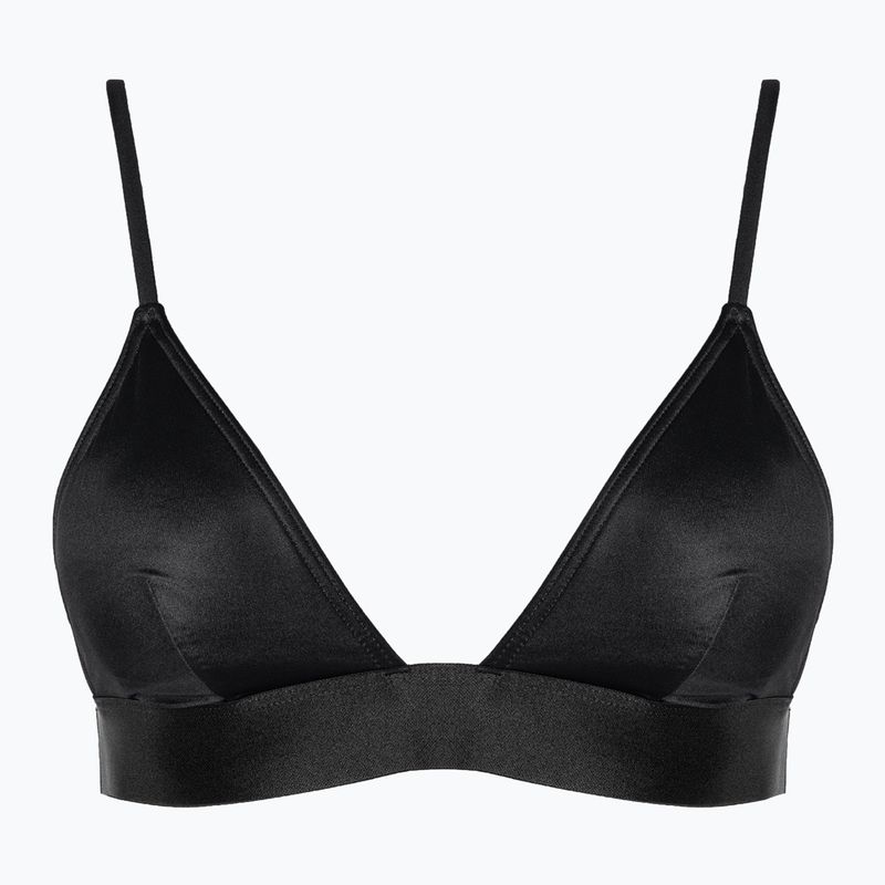 Calvin Klein Triangle-Rp maudymosi kostiumėlio viršutinė dalis juoda