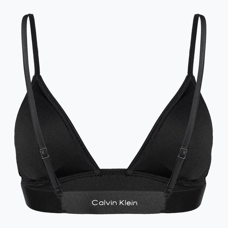 Calvin Klein Triangle-Rp maudymosi kostiumėlio viršutinė dalis juoda 2