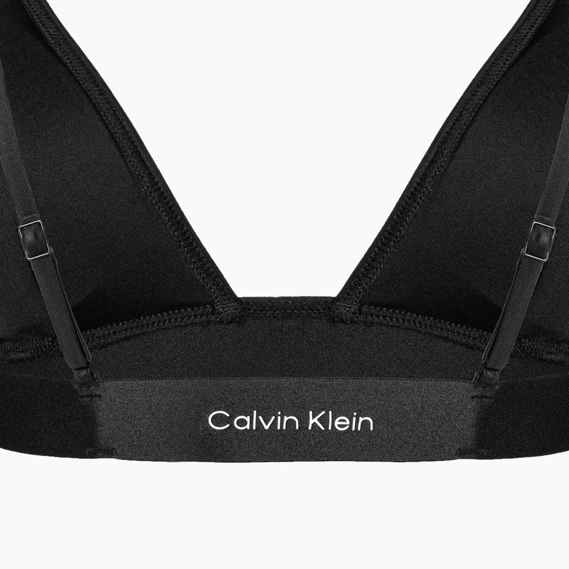 Calvin Klein Triangle-Rp maudymosi kostiumėlio viršutinė dalis juoda 3