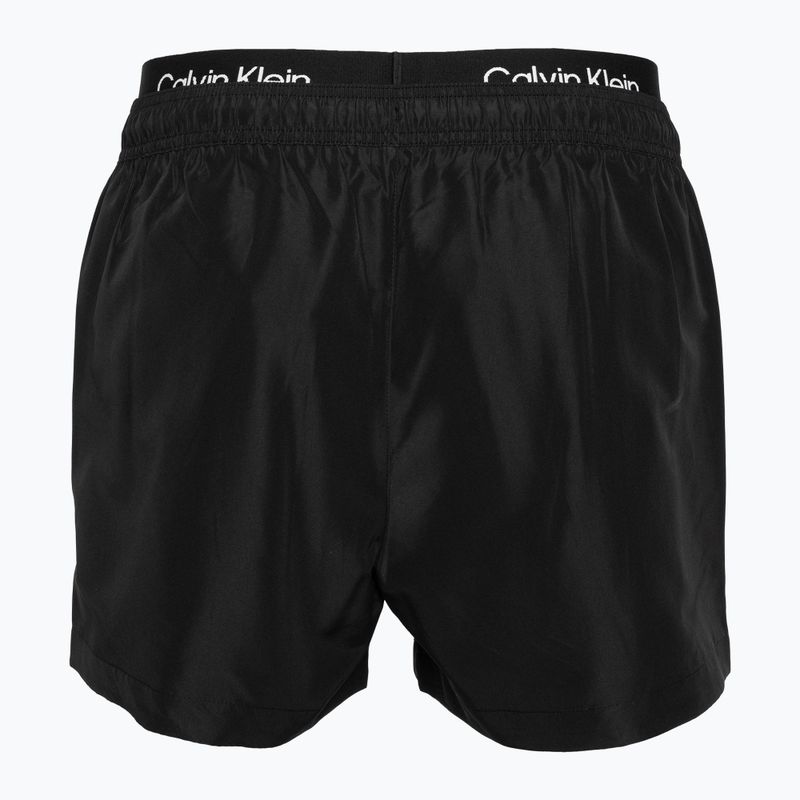 Vyriški Calvin Klein Short Double Wb maudymosi šortai juodi 2