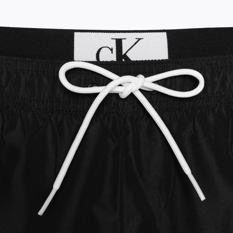 Vyriški Calvin Klein Short Double Wb maudymosi šortai juodi 3