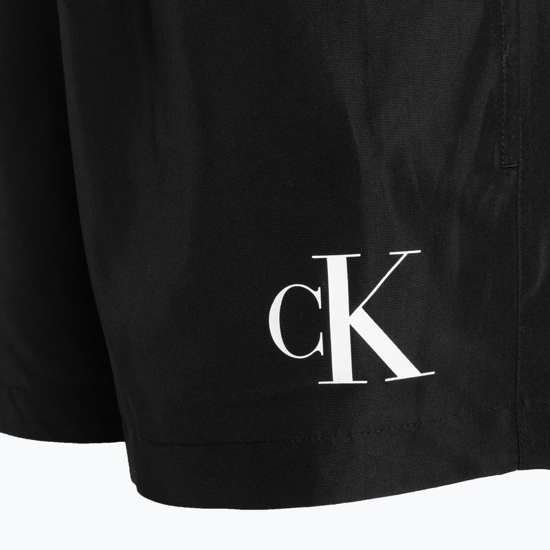 Vyriški Calvin Klein Short Double Wb maudymosi šortai juodi 4