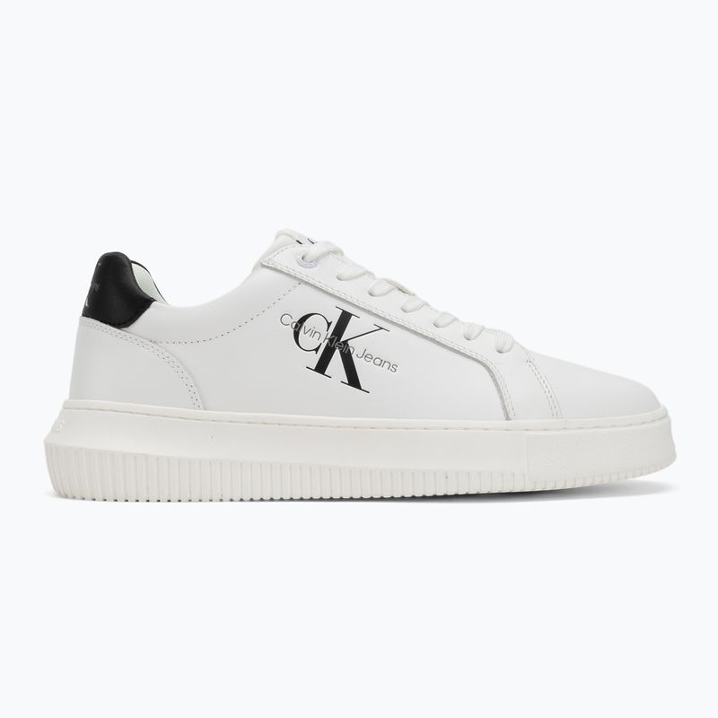 Vyriški batai Calvin Klein YM0YM00681 Chunky Cupsole Monologo Lth triple bright white/black 2