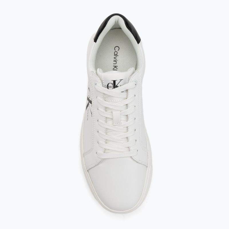Vyriški batai Calvin Klein YM0YM00681 Chunky Cupsole Monologo Lth triple bright white/black 5
