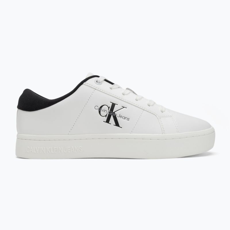 Moteriški batai Calvin Klein YW0YW01444 Classic Cupsole Lowlaceup Lth Wn bright white/black 2