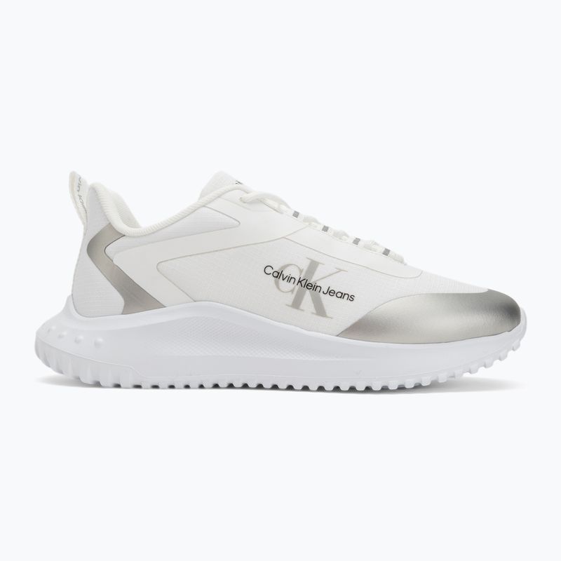 Moteriški batai Calvin Klein Eva Runner Low Lace Mix Ml Wn bright white/silver 2