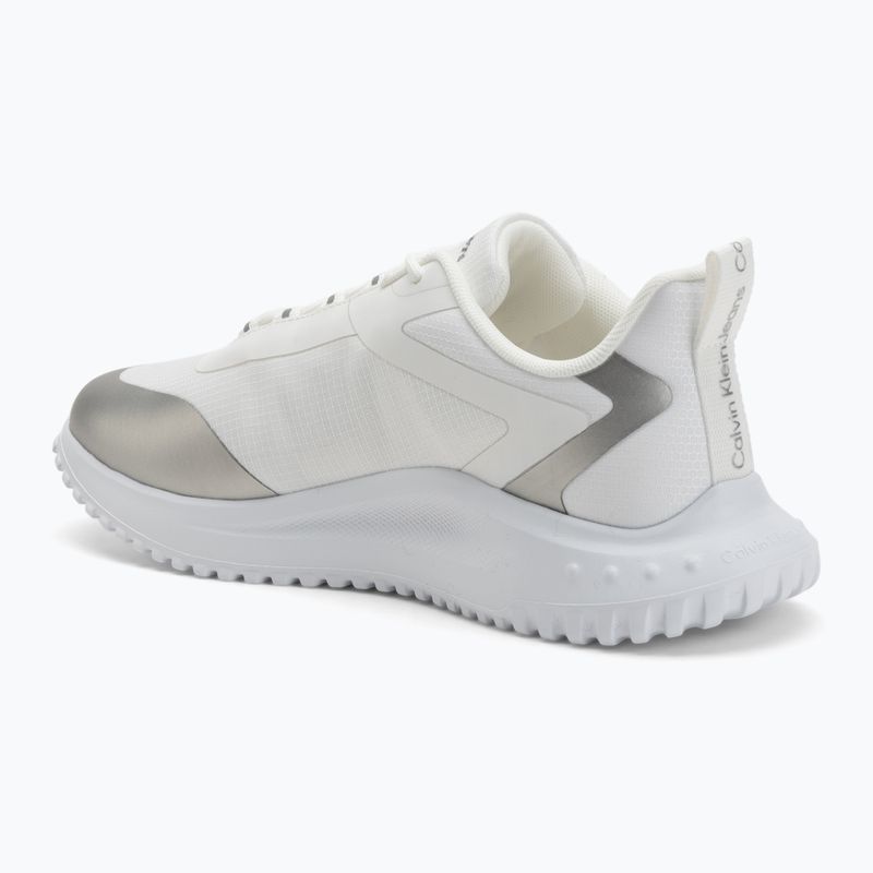 Moteriški batai Calvin Klein Eva Runner Low Lace Mix Ml Wn bright white/silver 3