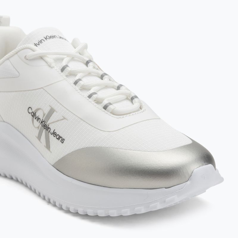 Moteriški batai Calvin Klein Eva Runner Low Lace Mix Ml Wn bright white/silver 7