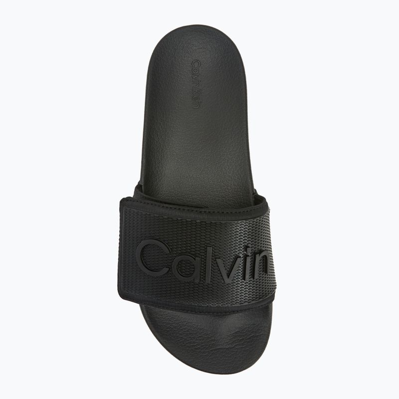Vyriškos šlepetės Calvin Klein HM0HM01437 Adj Pool Slide TPU black 5