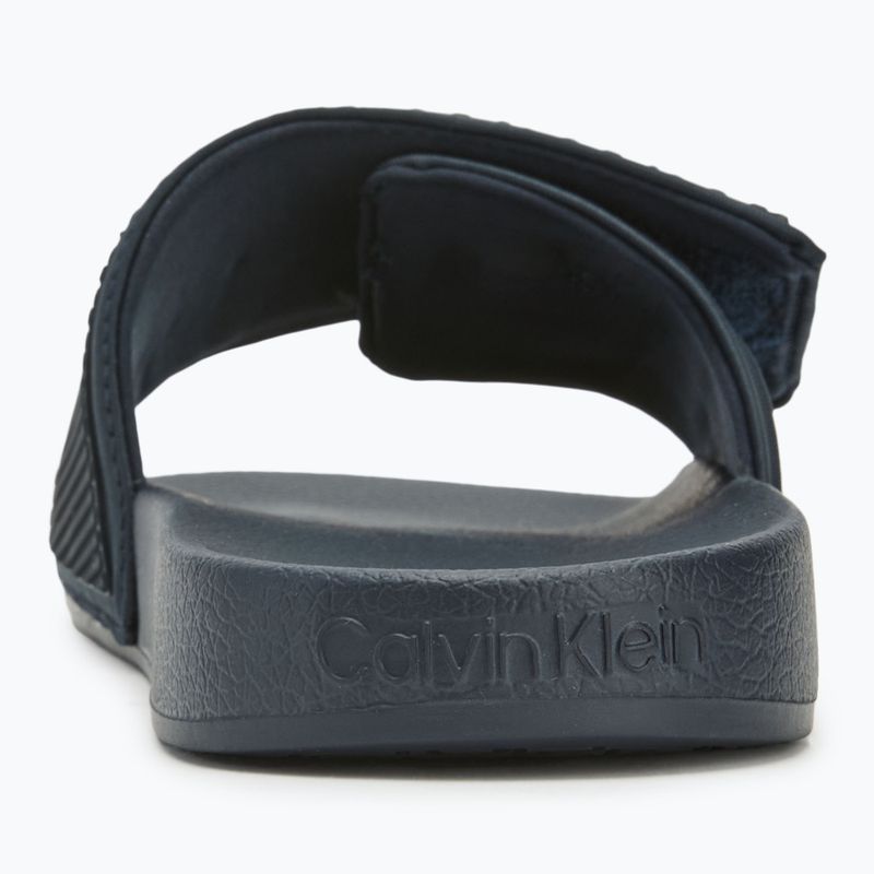 Vyriškos šlepetės Calvin Klein HM0HM01437 Adj Pool Slide TPU calvin navy 6