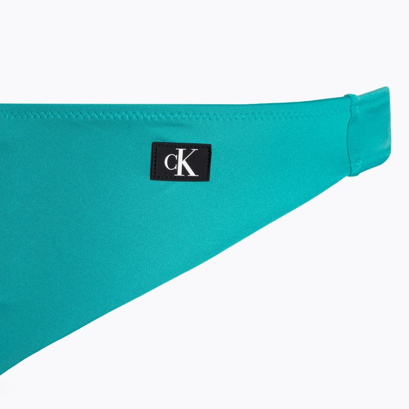 Maudymosi kostiumėlio apatinė dalis Calvin Klein Brazilian blue ocean 3