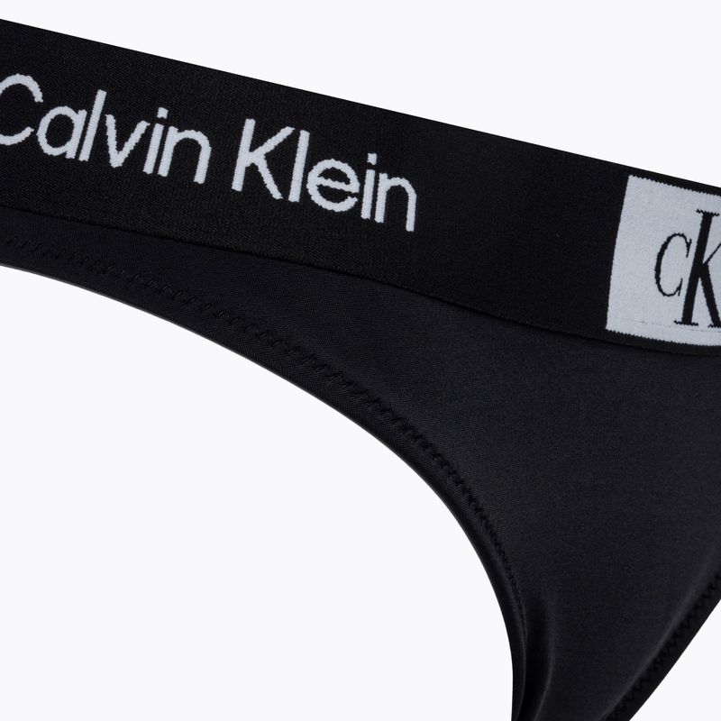 Maudymosi kostiumėlio apatinė dalis Calvin Klein Bikini black 3