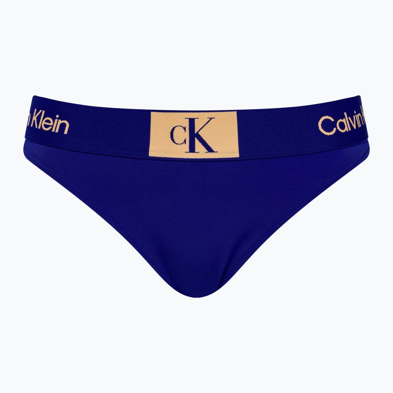 Maudymosi kostiumėlio apatinė dalis Calvin Klein Bikini midnight lagoon