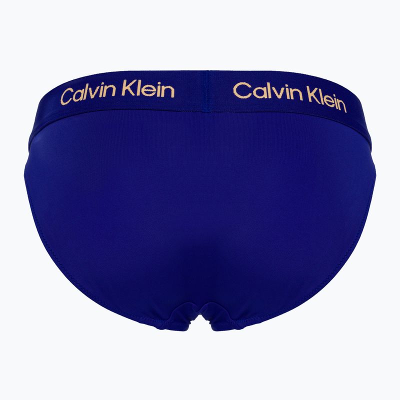 Maudymosi kostiumėlio apatinė dalis Calvin Klein Bikini midnight lagoon 2