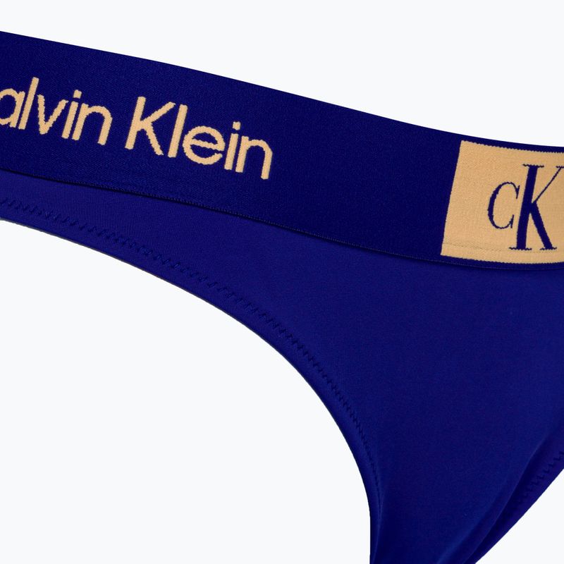 Maudymosi kostiumėlio apatinė dalis Calvin Klein Bikini midnight lagoon 3