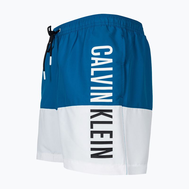Vyriški maudymosi šortai Calvin Klein Medium Drawstring-Block faience blue 3