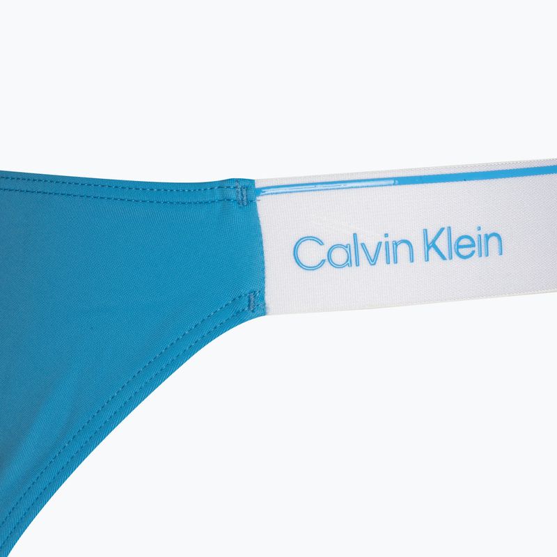 Maudymosi kostiumėlio apatinė dalis Calvin Klein Delta Bikini malibu blue 3