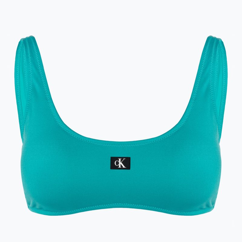 Maudymosi kostiumėlio viršutinė dalis Calvin Klein Bralette-RP blue ocean