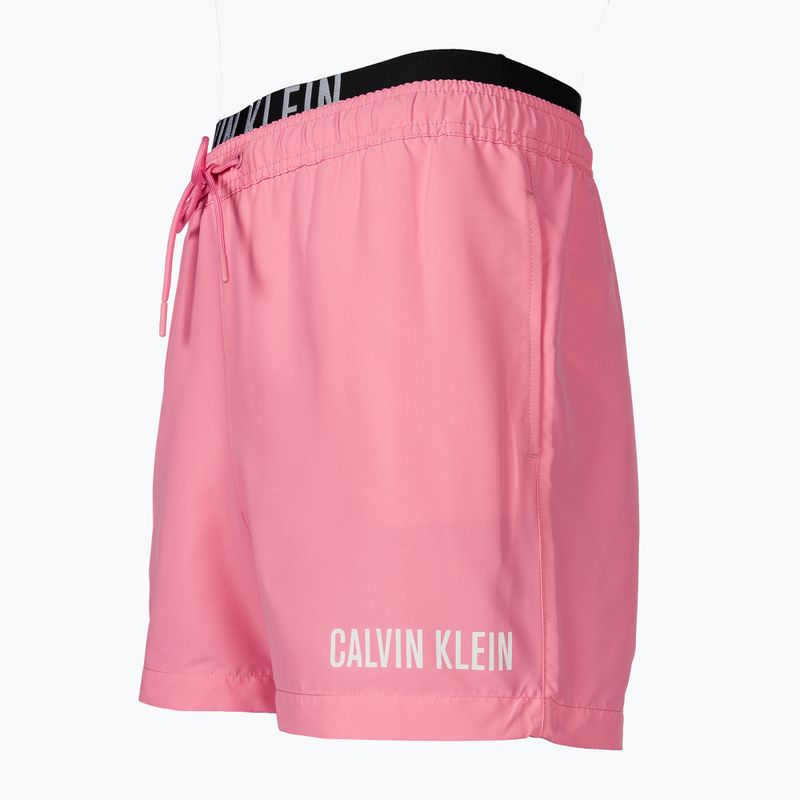 Vyriški maudymosi šortai Calvin Klein Medium Double WB sachet pink 3