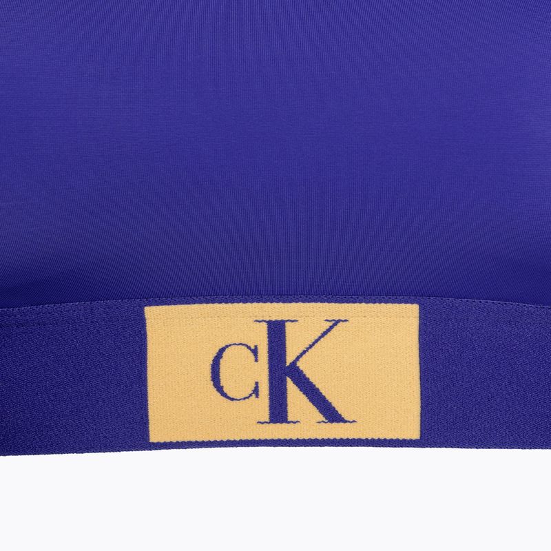 Maudymosi kostiumėlio viršutinė dalis Calvin Klein Bralette-RP midnight lagoon 3
